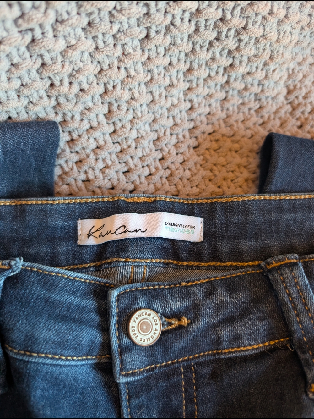 KanCan Women's Dark Blue Denim Jeans